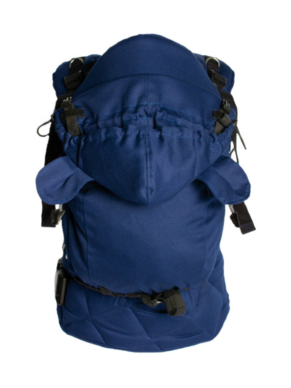 Monkey Mum® Glugă ușoară pentru port-bebe Carrie - Bleumarin