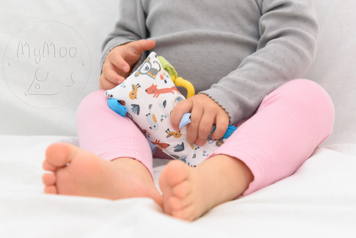 MyMoo Pernuță senzorială Montessori - Animăluțe