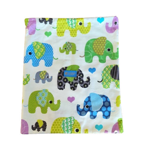 Sac textil Monkey Mum® - Elefant vesel