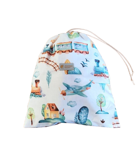 Sac textil Monkey Mum® - Trenuleț