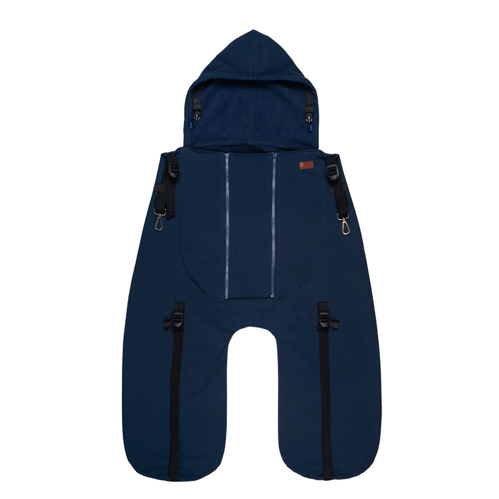 Monkey Mum® Buzunar termoizolant din softshell pentru port-bebe sau cărucior Carrie - Hipopotămel
