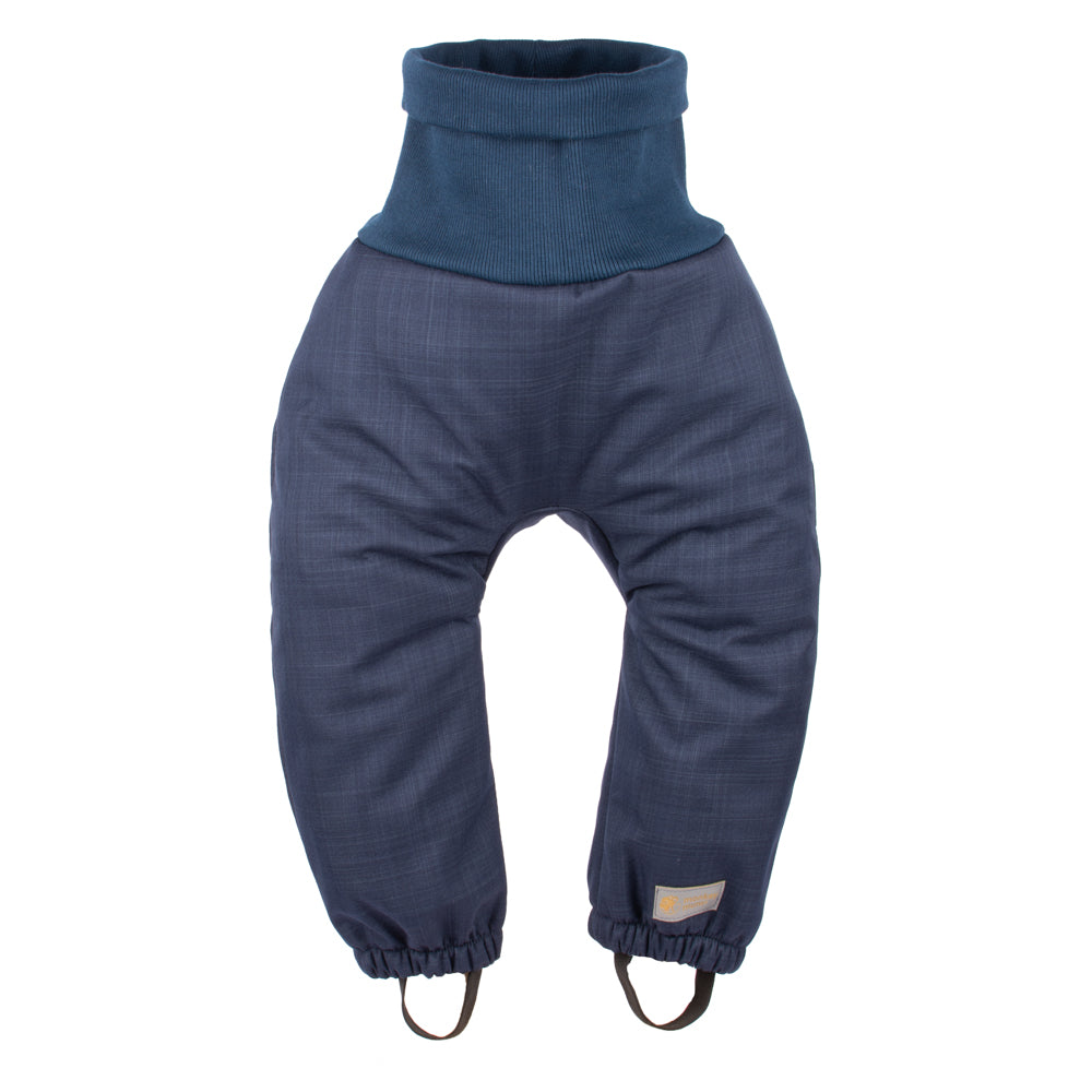 Pantaloni de iarnă extensibili din softshell pentru copii cu blăniță Monkey Mum® - Povești de seară