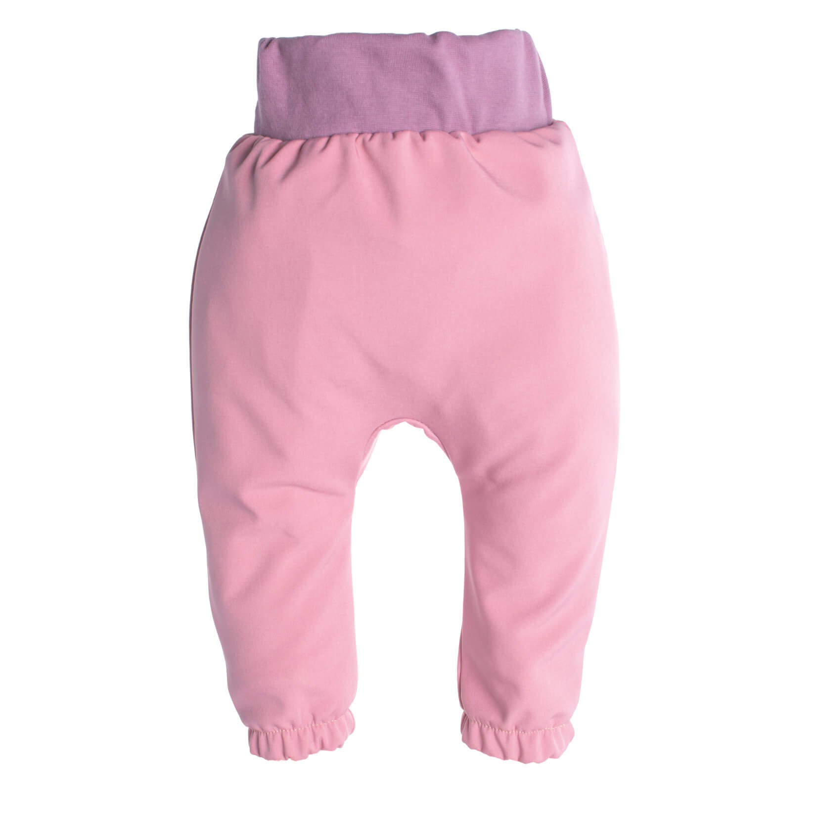 Pantaloni pentru copii din softshell cu membrană Monkey Mum® - Vată de zahăr