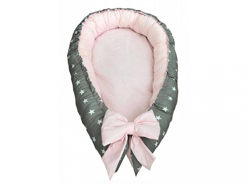 Cuib pentru bebeluși - Stars pink