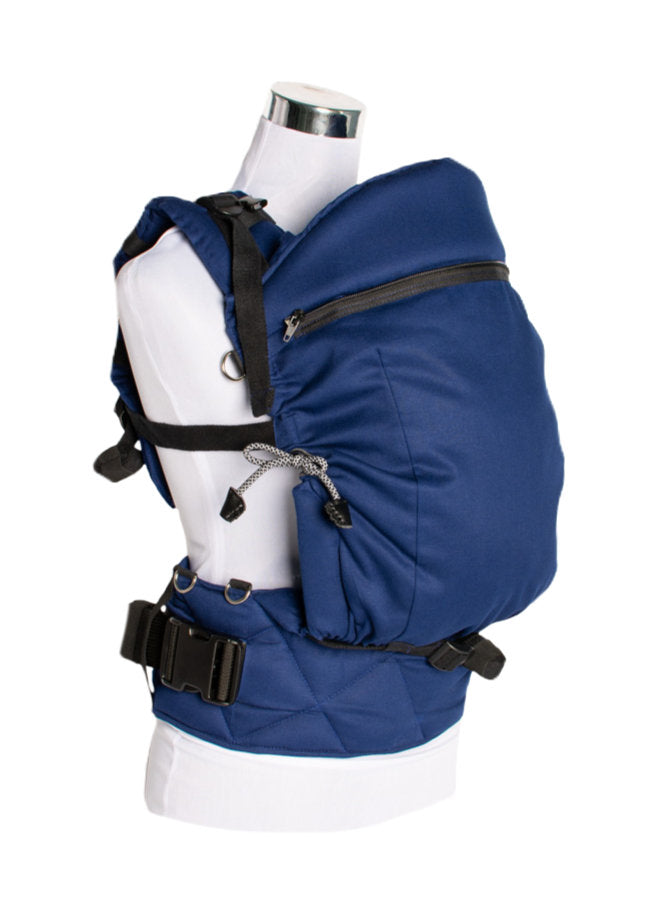 Monkey Mum® Marsupiu ergonomic ajustabil Carrie - Albastru marin