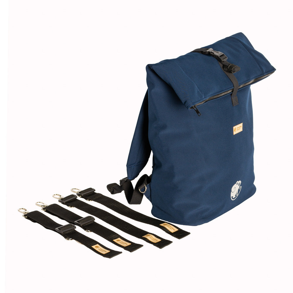 Monkey Mum® Rucsac integrat din softshell pentru port-bebe Carrie - Cerul nopții