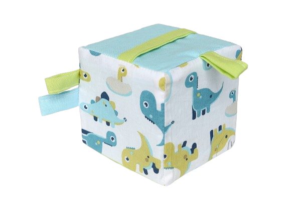 MyMoo Cub textil Busy cube - Dinozauri