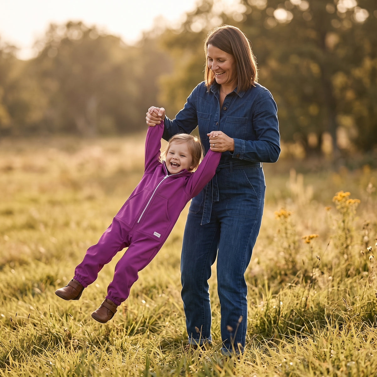 Monkey Mum® combinezon softshell cu membrană – Zmeură suculentă - măr. 98/104, 110/116