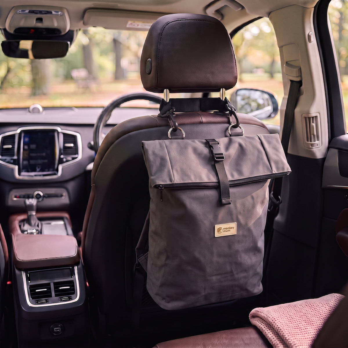 Monkey Mum® Rucsac din softshell pentru cărucior – Călătorie misterioasă