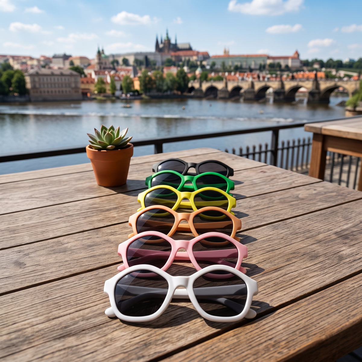 Ochelari de soare pentru copii Monkey Mum® - Privire de panda - mai multe culori