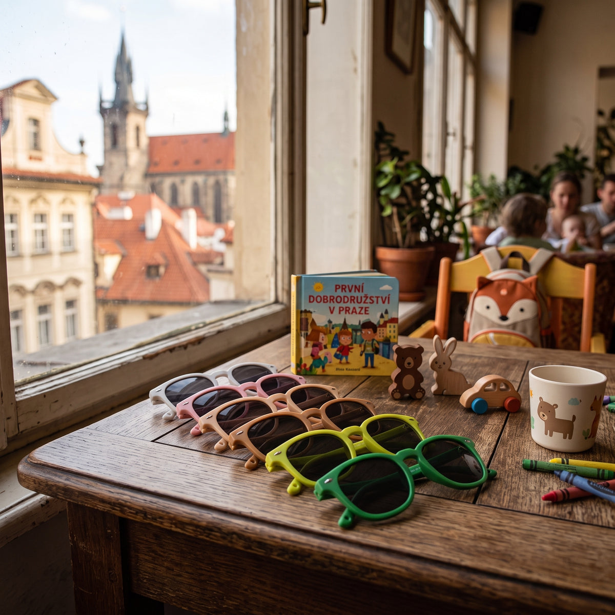 Ochelari de soare pentru copii Monkey Mum® - Agerime de tigru - mai multe culori