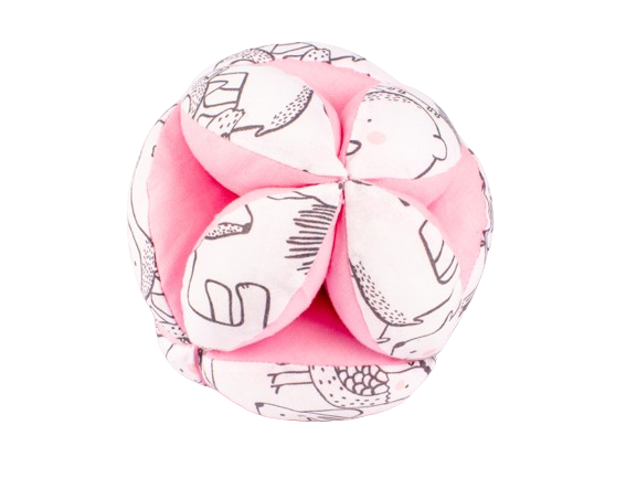 MyMoo Minge-puzzle Montessori - Animale de pădure/roz