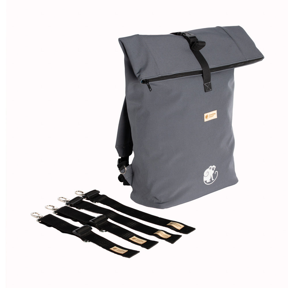 Monkey Mum® Rucsac integrat din softshell pentru port-bebe Carrie - Excursie misterioasă