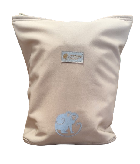 Rucsac softshell pentru copii Monkey Mum® - Bej
