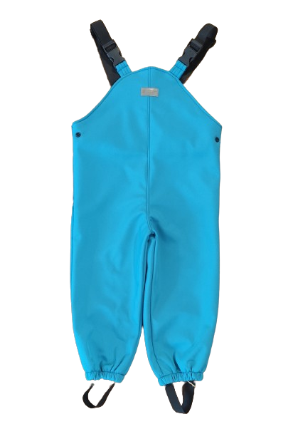 Monkey Mum® pantaloni cu pieptar softshell cu membrană - Șopârliță veselă