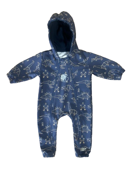 Monkey Mum® combinezon softshell cu membrană – Constelația dinozaurilor - măr. 62/68, 74/80