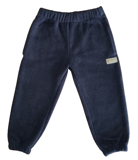 Monkey Mum® pantalonași din fleece - Albastru închis