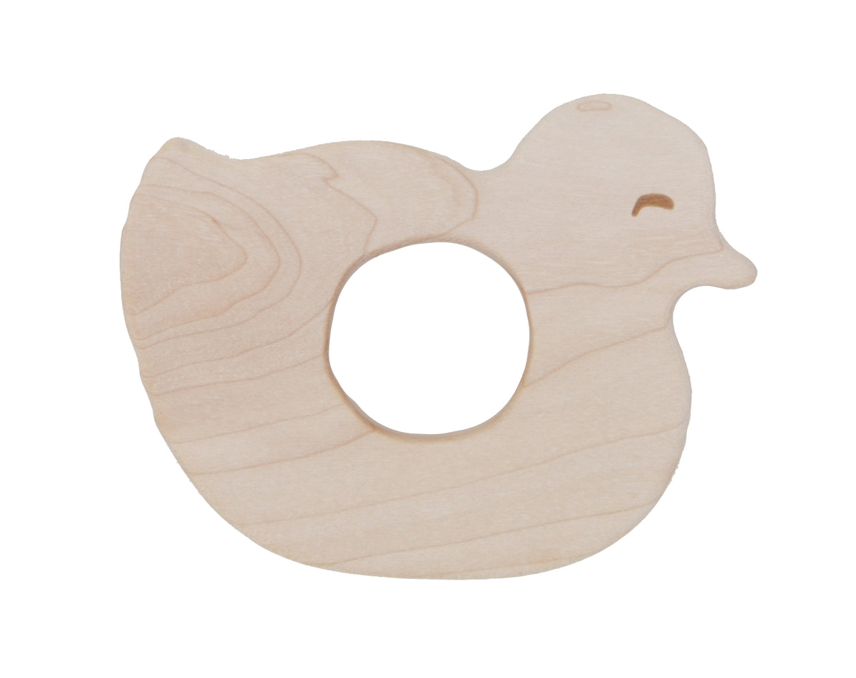 Wooden Story Inel pentru dentiție - Rățușcă