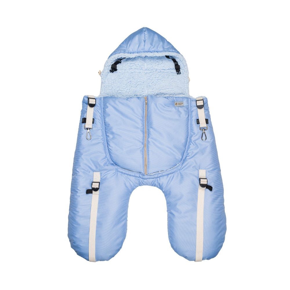 Monkey Mum® Buzunar termoizolant din material foșnitor cu material tip mielușel pentru port-bebe sau cărucior Carrie - Șoricel