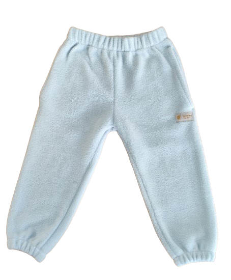 Monkey Mum® pantalonași din fleece - Bleu deschis
