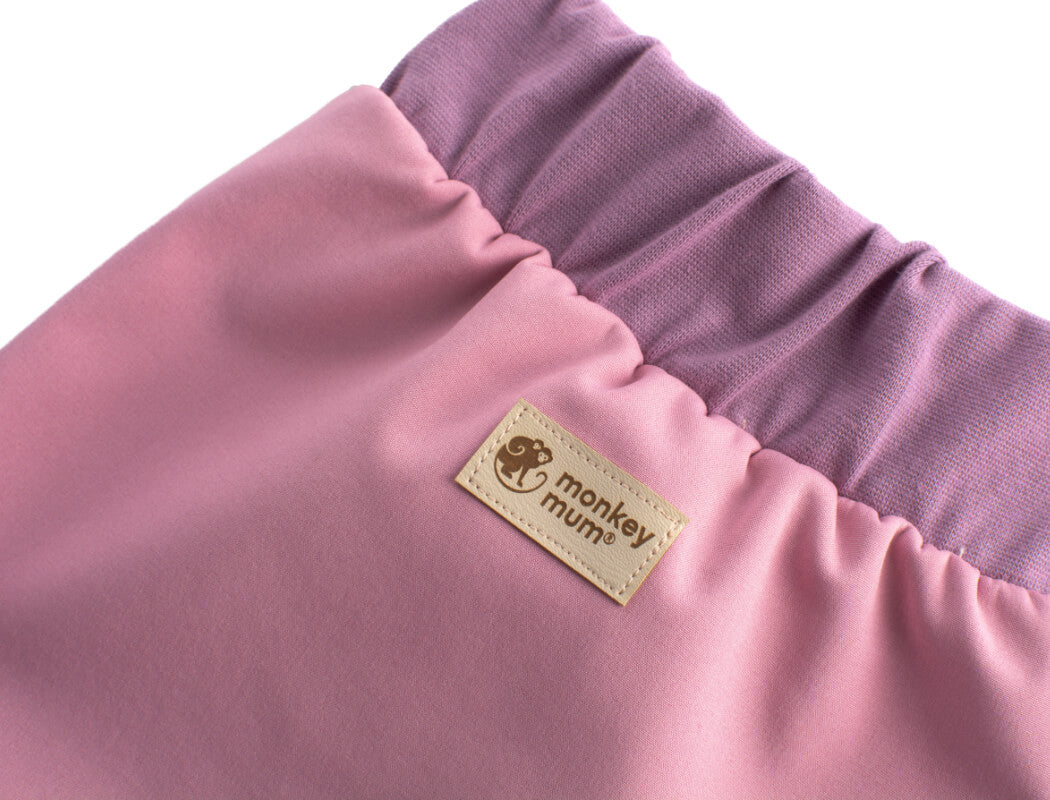 Pantaloni pentru copii din softshell cu membrană Monkey Mum® - Vată de zahăr