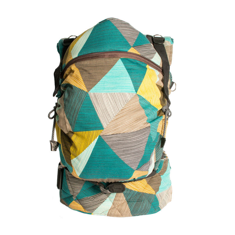 Monkey Mum® Marsupiu ergonomic ajustabil Carrie - Farmec geometric