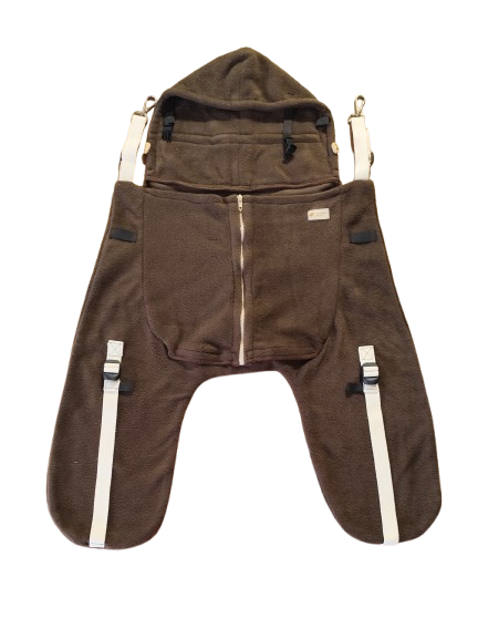 Monkey Mum® Buzunar termoizolant din fleece pentru port-bebe sau cărucior Carrie - Arici