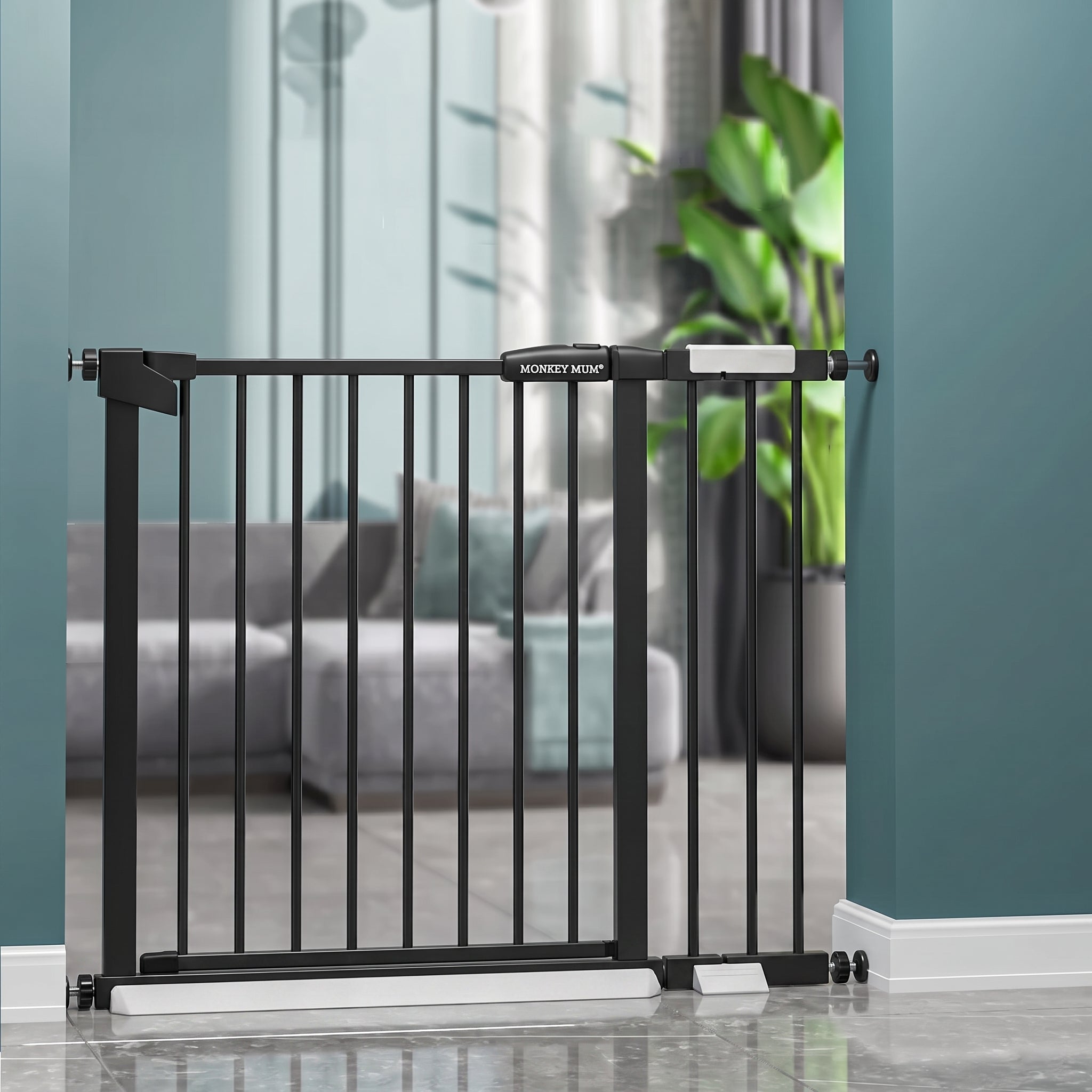 Barieră de siguranță Monkey Mum® – Neagră