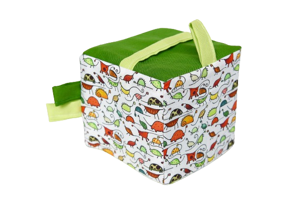 MyMoo Cub textil Busy Cube - Crazy Dino