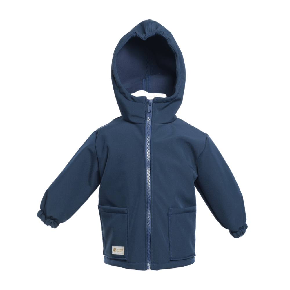Geacă softshell pentru copii cu membrană Monkey Mum® - Cerul nopții