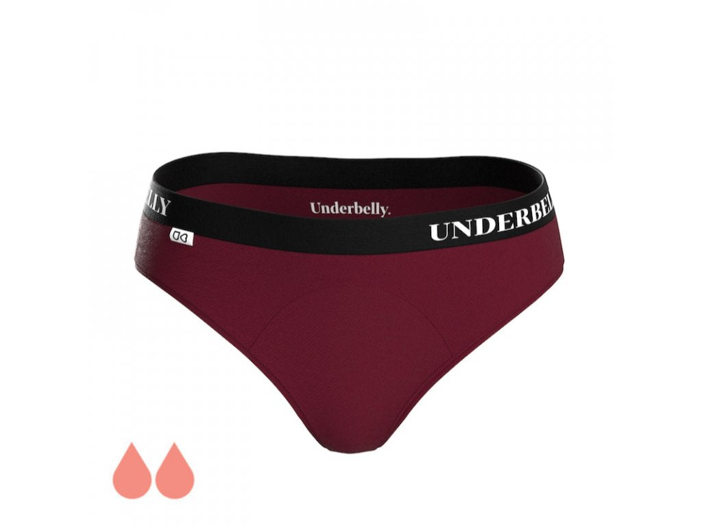 Chiloți menstruali Underbelly univers, Flux slab – burgundy