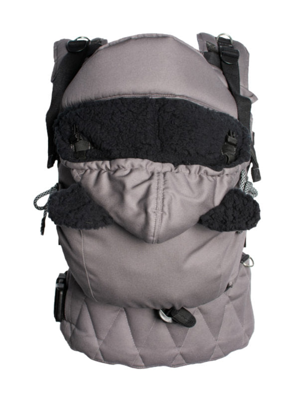 Monkey Mum® Glugă căptușită pentru port-bebe Carrie - Briză proaspătă