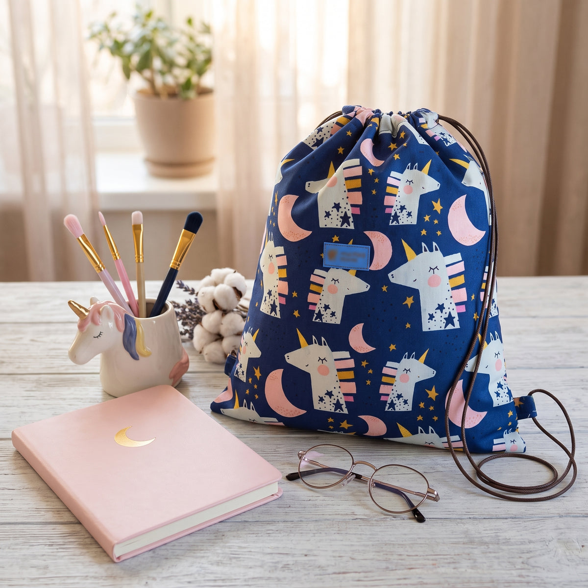 Sac textil Monkey Mum® - Unicorni