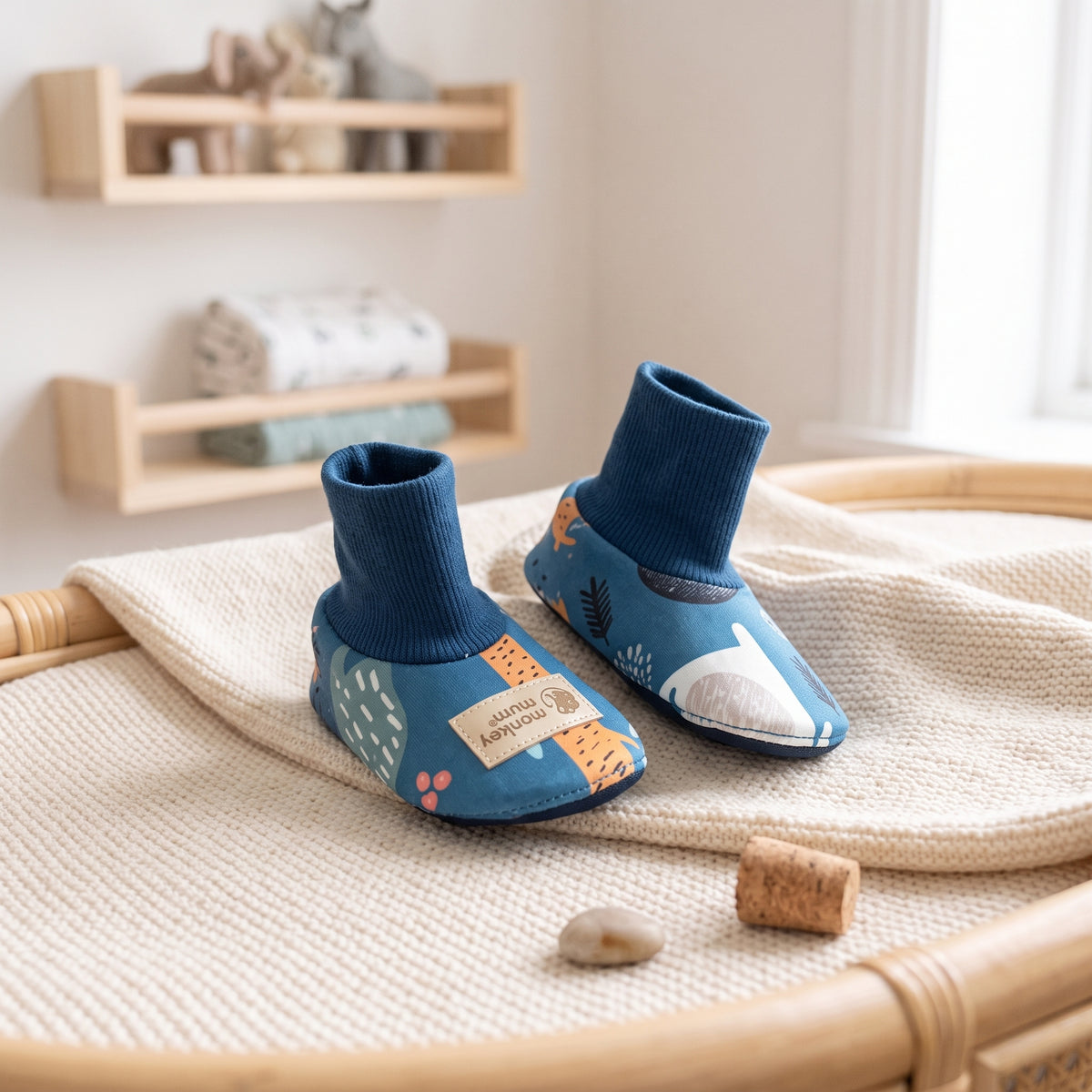 Monkey Mum® botoșei softshell cu membrană - Animăluțe de noapte