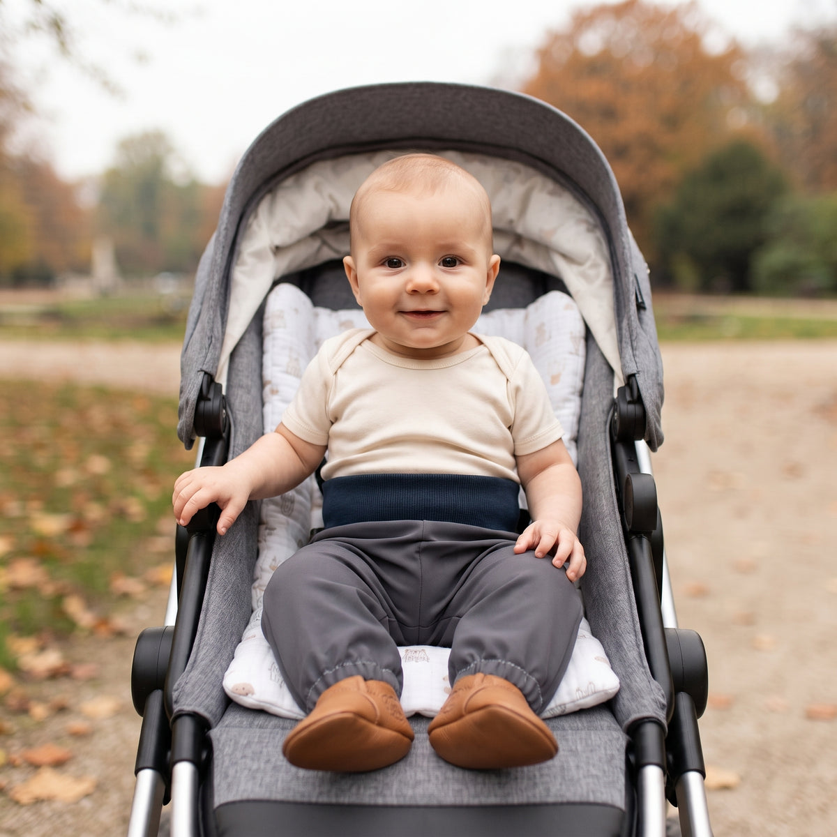 Pantaloni pentru copii din softshell cu membrană Monkey Mum® - Excursie misterioasă