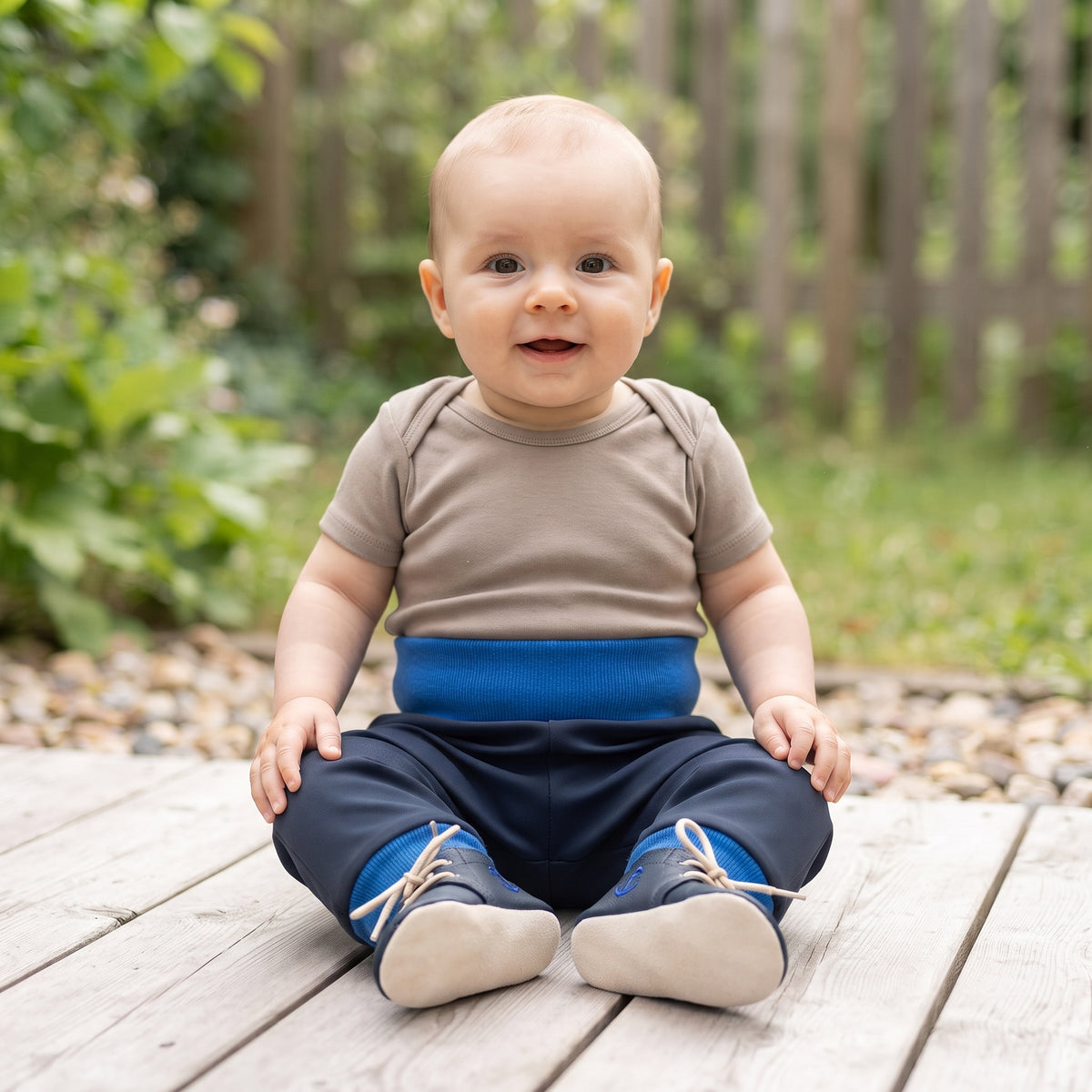 Pantaloni pentru copii din softshell cu membrană Monkey Mum® - Cerul nopții