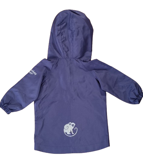 Monkey Mum® geacă din material foșnitor cu mâneci raglan - Violet închis