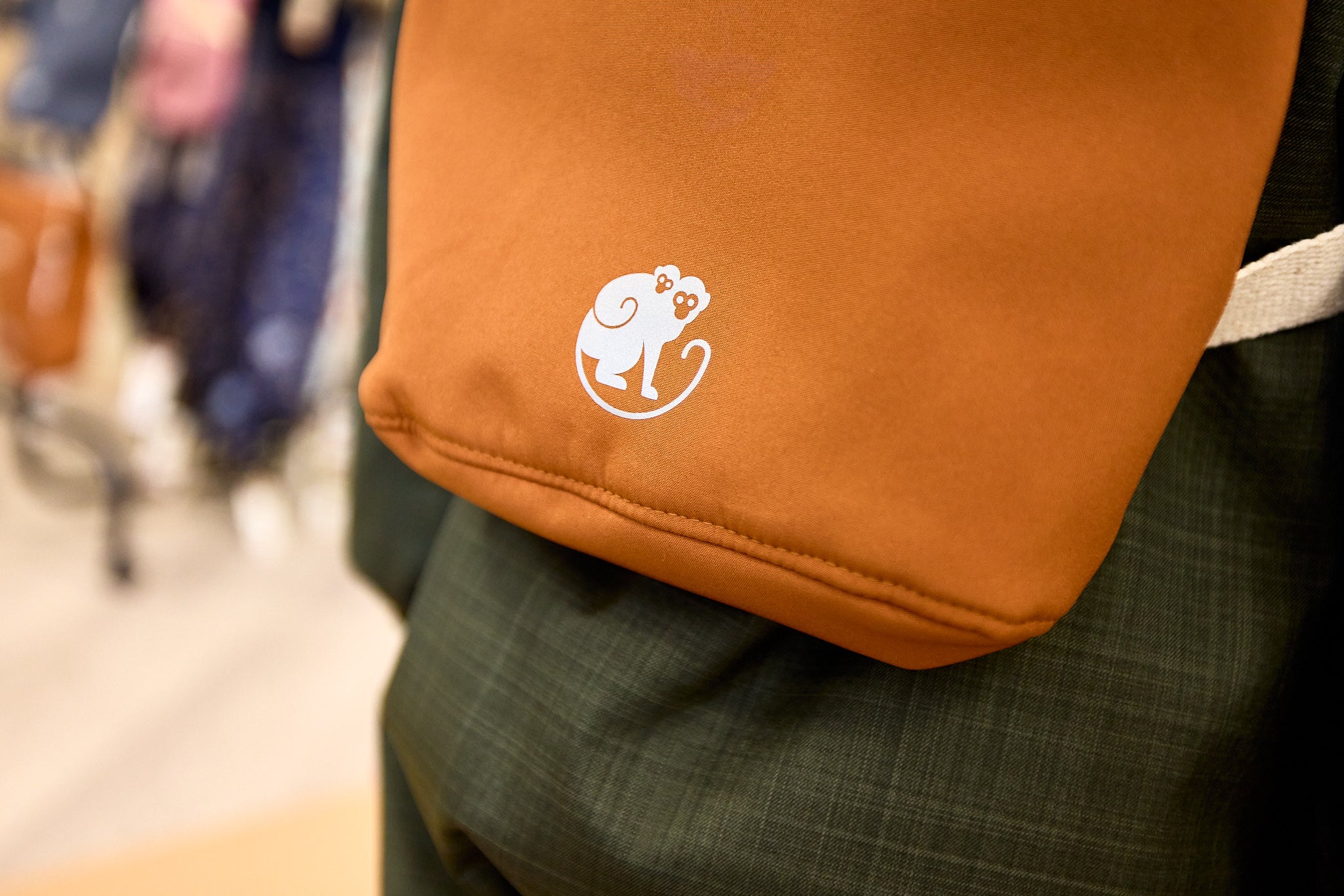 Rucsac softshell pentru copii Monkey Mum®  - Bej