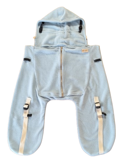 Monkey Mum® Buzunar termoizolant din fleece pentru port-bebe sau cărucior Carrie - Pui de focă