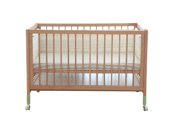 Pătuț pentru copii 3v1 - lemn masiv - 120x60 cm