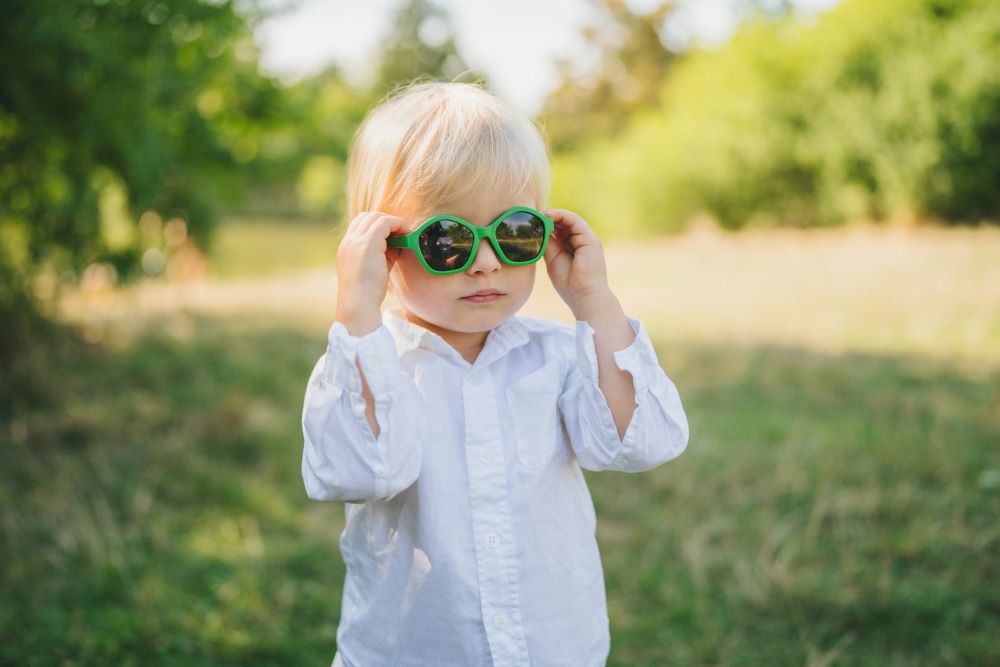 Ochelari de soare pentru copii Monkey Mum® - Privire de panda - mai multe culori