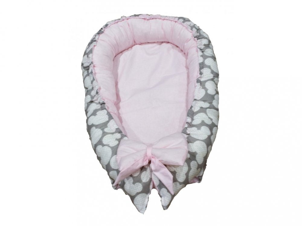 Cuib pentru bebeluși - Mickey pink