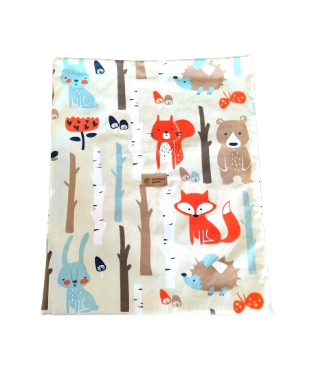 Sac textil Monkey Mum® - Animăluțe din pădure