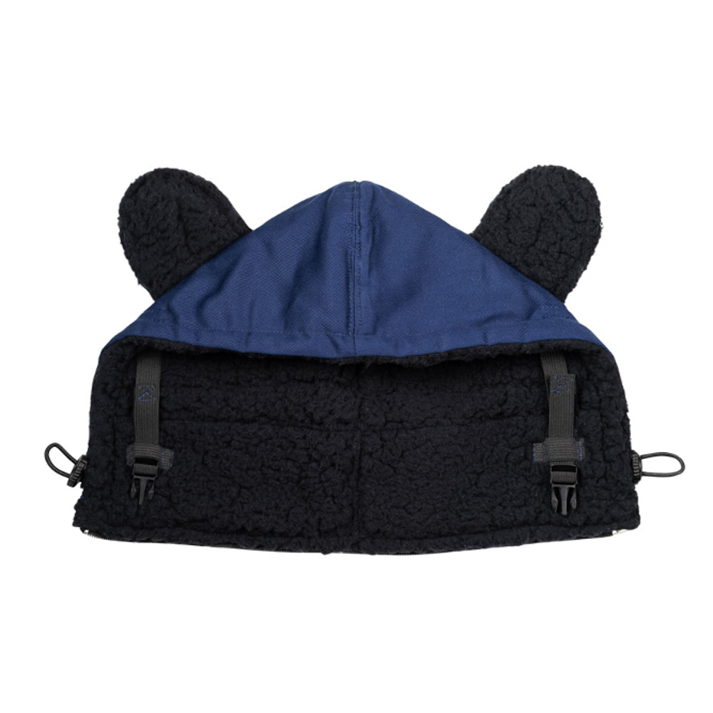 Monkey Mum® Glugă căptușită pentru port-bebe Carrie - Bleumarin