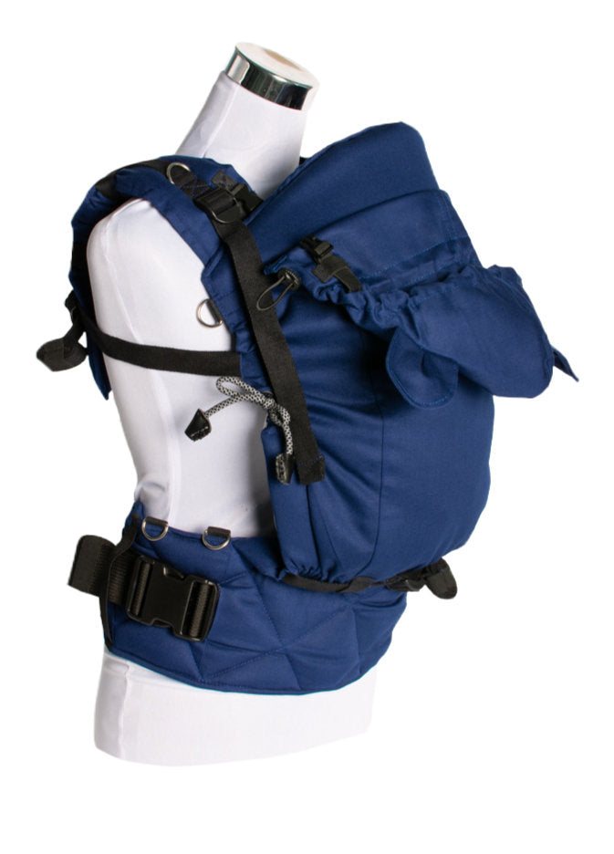 Monkey Mum® Glugă ușoară pentru port-bebe Carrie - Bleumarin