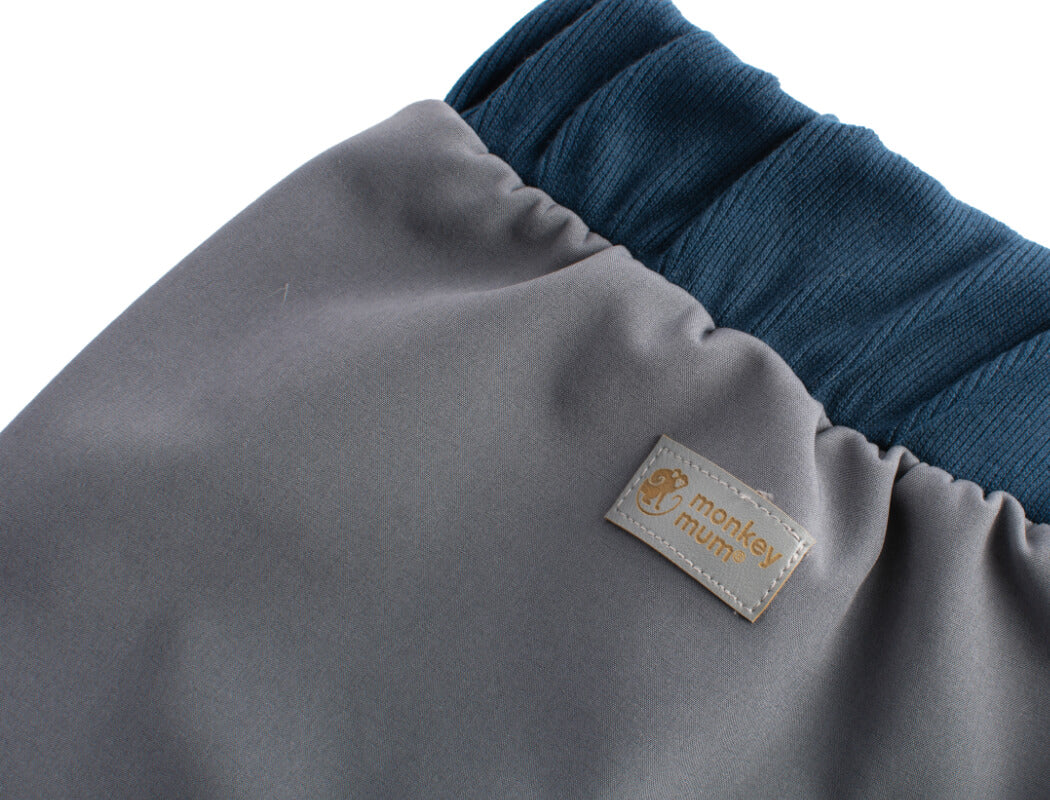 Pantaloni pentru copii din softshell cu membrană Monkey Mum® - Excursie misterioasă
