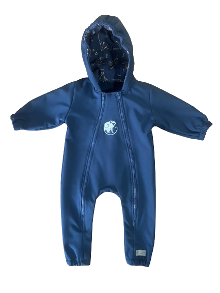 Monkey Mum® combinezon softshell cu membrană – Cerul dinozaurilor - măr. 62/68, 74/80