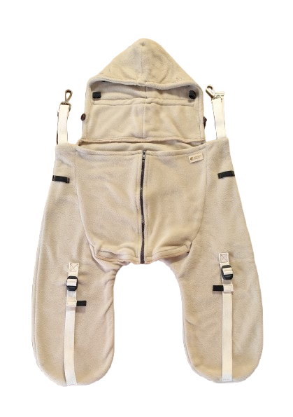 Monkey Mum® Buzunar termoizolant din fleece pentru port-bebe sau cărucior Carrie - Iepuraș