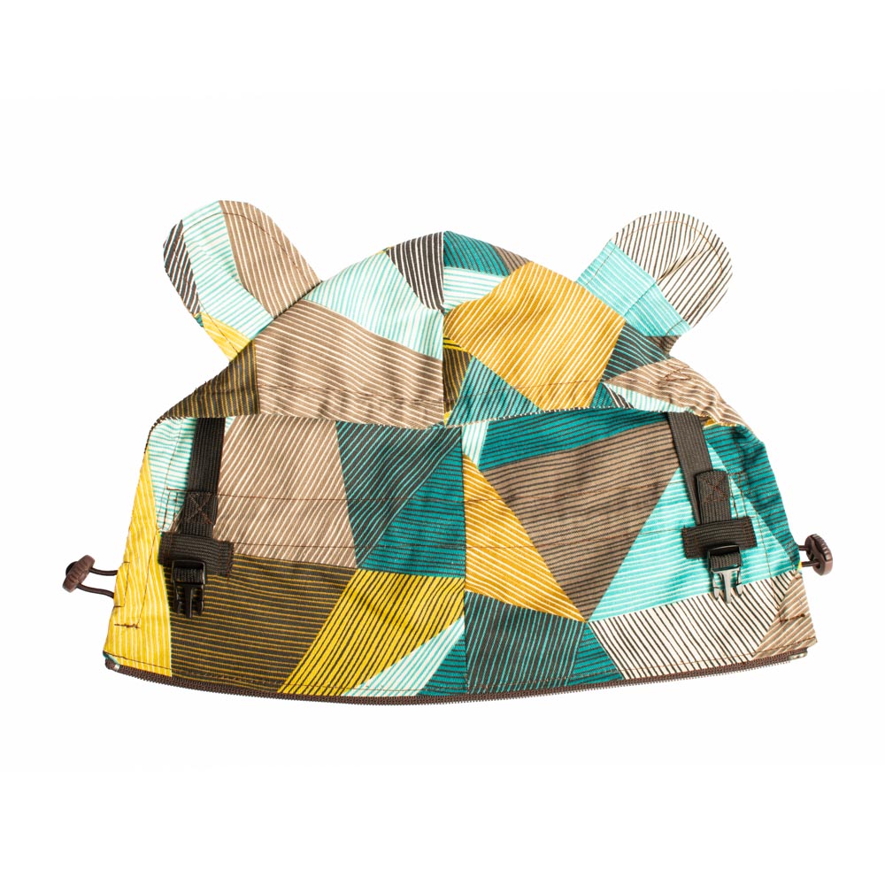 Monkey Mum® Glugă ușoară pentru port-bebe Carrie - Farmec geometric