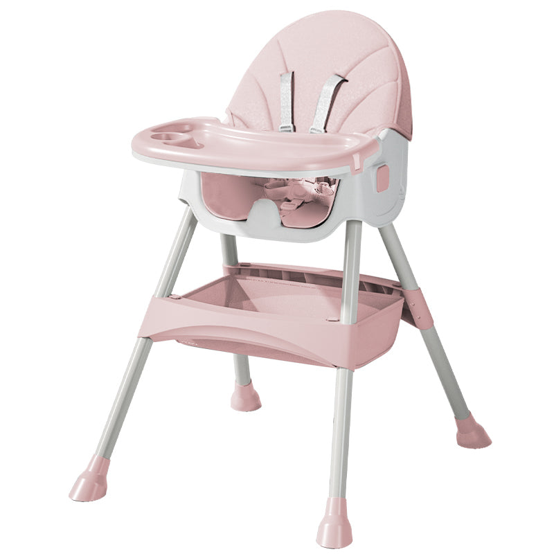 Scaun de masă pentru copii 2 în 1 Comfort - Roz